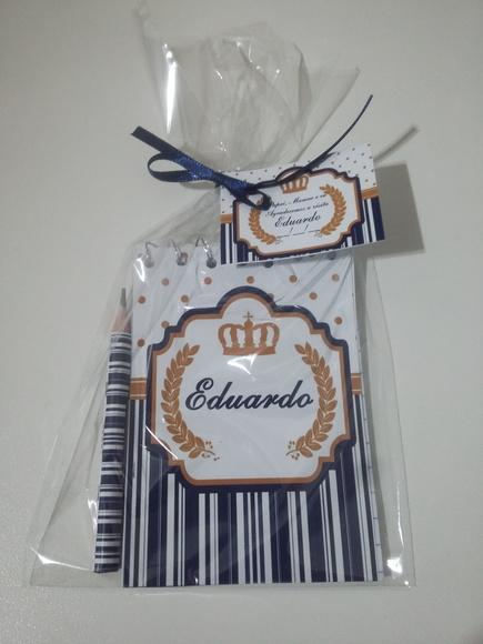 Bloquinho Personalizado com Lápis Coroa