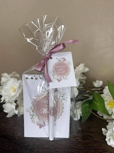 Bloquinho Personalizado com Lápis Dia das Mães