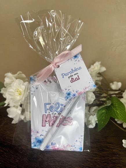Bloquinho Personalizado com Lápis Dia das Mães