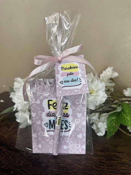 Bloquinho Personalizado com Lápis Dia das Mães