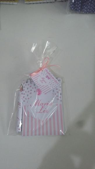 Bloquinho Personalizado com Lápis Floral