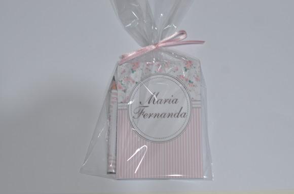 Bloquinho Personalizado com Lápis Floral Atacado