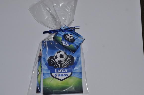Bloquinho Personalizado com Lápis Futebol