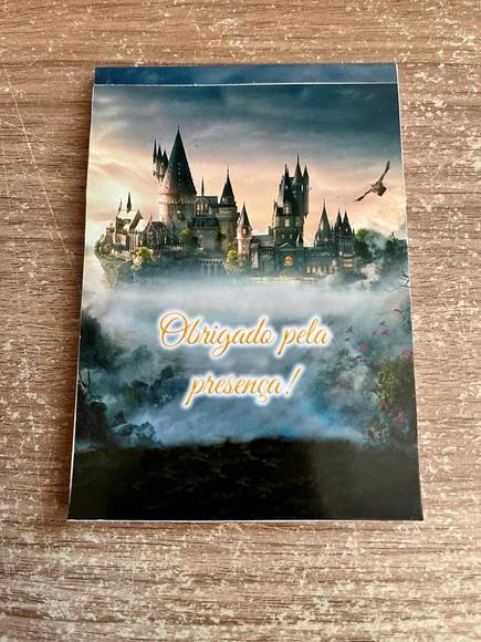 Bloquinho Personalizado com Lápis Harry Potter