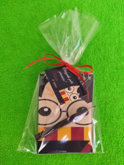 Bloquinho Personalizado com Lápis Harry Potter