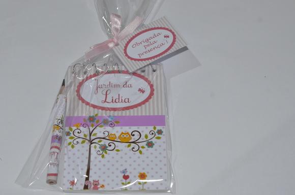 Bloquinho Personalizado com Lápis Jardim