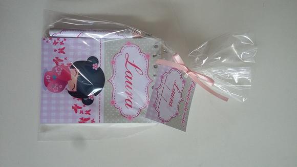 Bloquinho Personalizado com Lápis Kokeshi