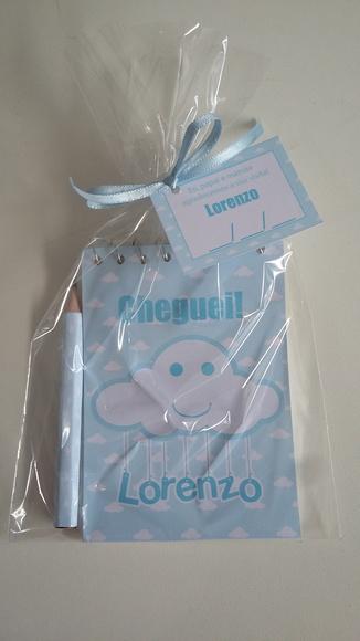 Bloquinho Personalizado com Lápis Nuvem
