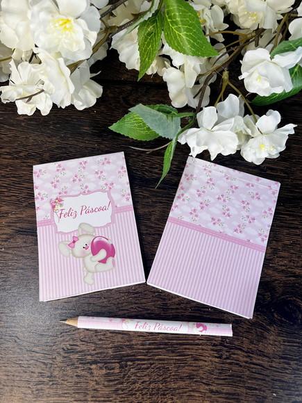 Bloquinho Personalizado com Lápis Páscoa