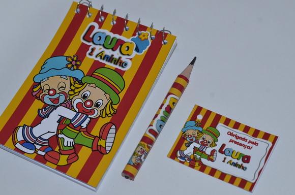 Bloquinho Personalizado com Lápis Patati Patata