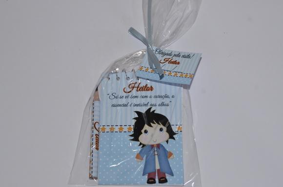 Bloquinho Personalizado com Lápis Pequeno Principe