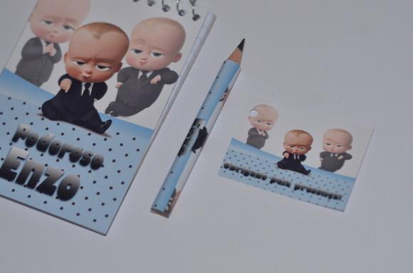Bloquinho Personalizado com Lápis Poderoso Chefinho