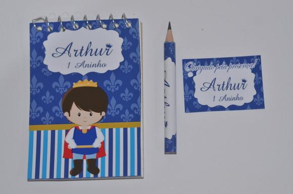 Bloquinho Personalizado com Lápis Principe