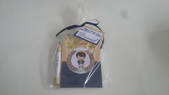 Bloquinho Personalizado com Lápis Principe
