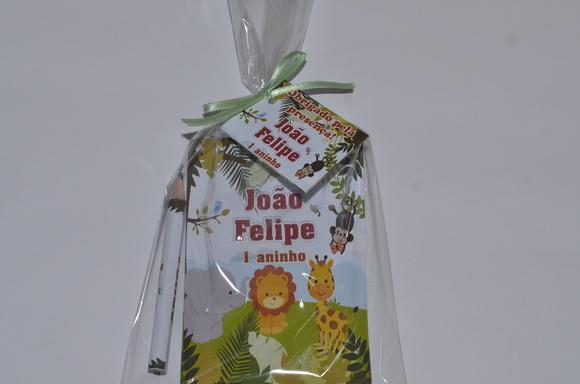 Bloquinho Personalizado com Lápis Safari