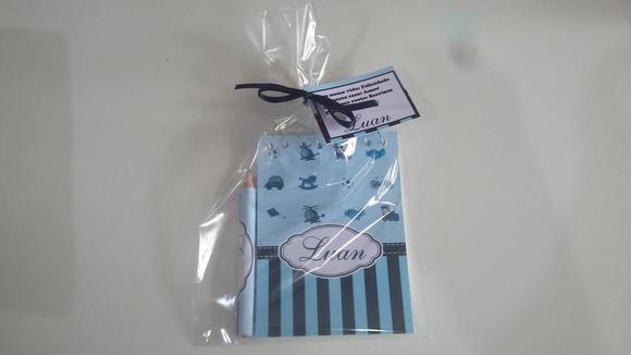 Bloquinho Personalizado com Lápis Transportes