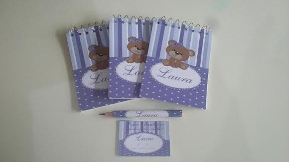 Bloquinho Personalizado com Lápis Ursa
