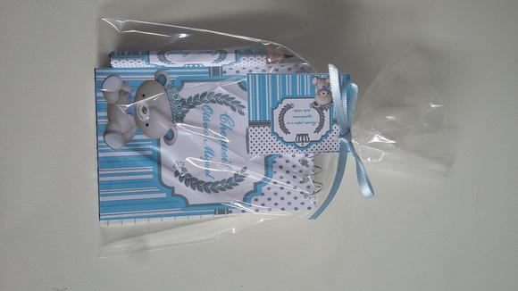 Bloquinho Personalizado com Lápis Ursinhoprincipe