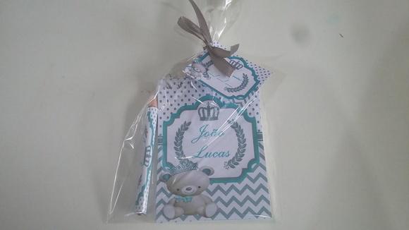 Bloquinho Personalizado com Lápis Urso