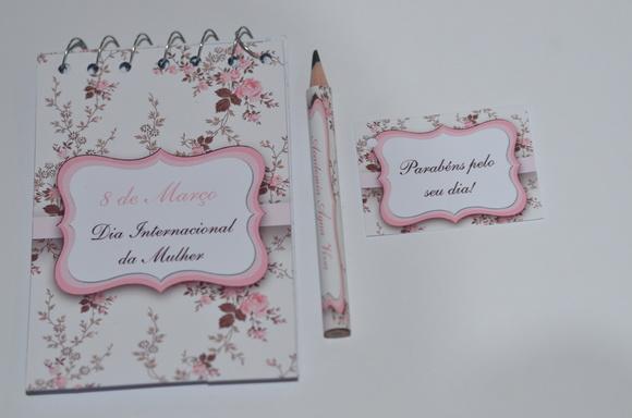 Bloquinho Personalizado Dia Internacional das Mulheres