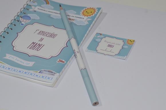 Bloquinho Personalizado Nuvem 14x10