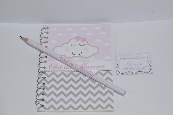 Bloquinho Personalizado Nuvem 14x10