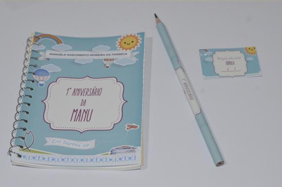 Bloquinho Personalizado Nuvem 14x10