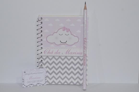 Bloquinho Personalizado Nuvem 14x10