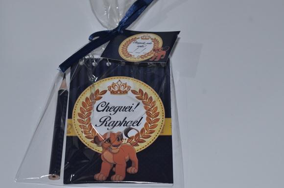Bloquinho Personalizado para Bebê com Lápis