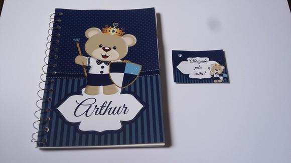 Bloquinho Personalizado Ursinho 14x10