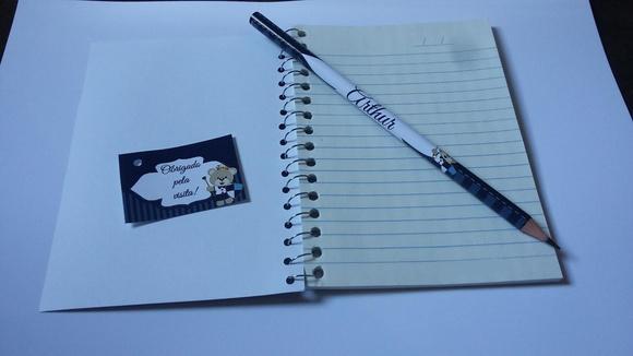 Bloquinho Personalizado Ursinho 14x10