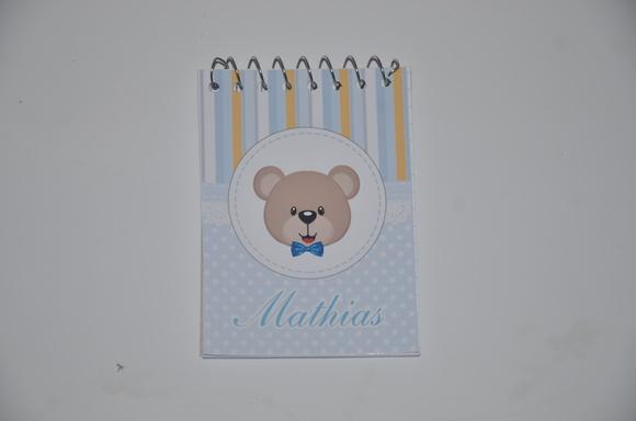 Bloquinho Personalizado Urso