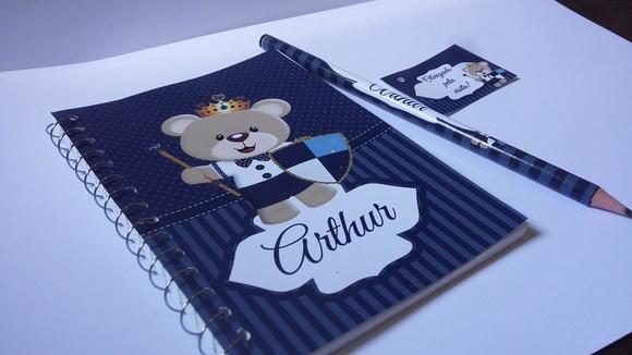 Bloquinho Personalizado Ursinho 14x10