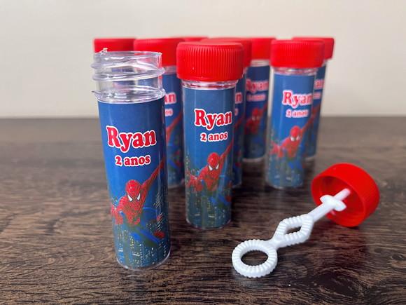 Bolinha de Sabão Personalizado Homem Aranha Promoção