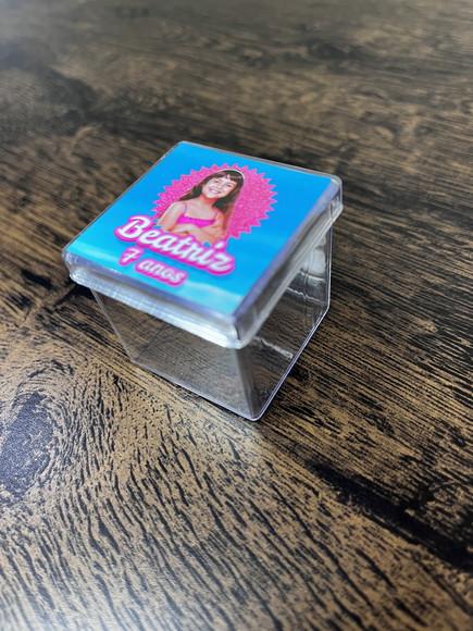 Caixinha Acrílica Barbie 4x4