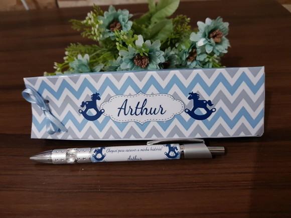 Caneta Personalizada com Caixinha/sacolinha