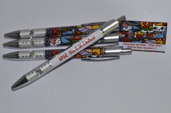 Caneta Personalizada com tag