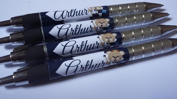 Caneta Personalizada com Tag Ursinho Principe