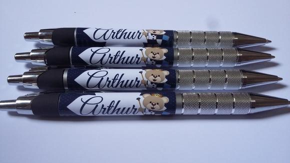 Caneta Personalizada com Tag Ursinho Principe