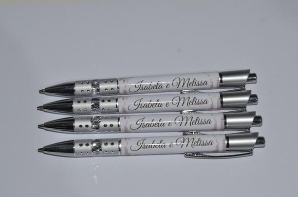 Caneta Personalizada Floral
