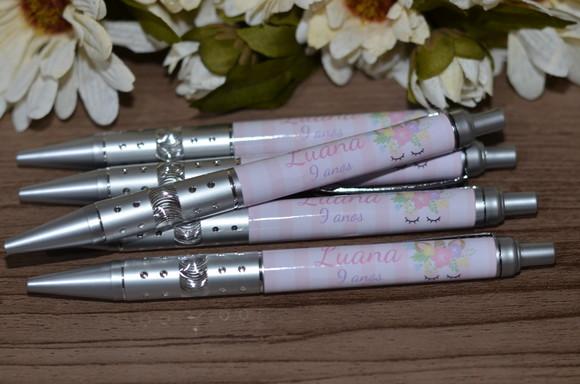 Caneta Personalizada Unicórnio
