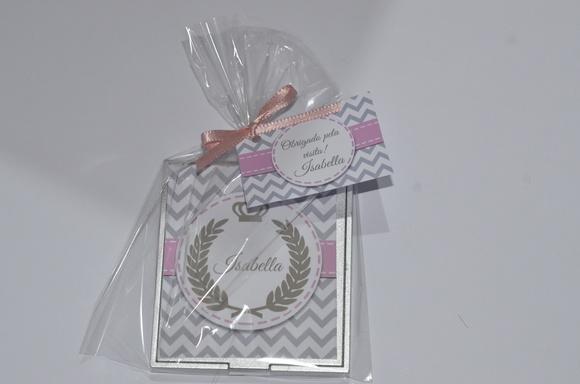 Espelho Personalizado Coroa Princesa