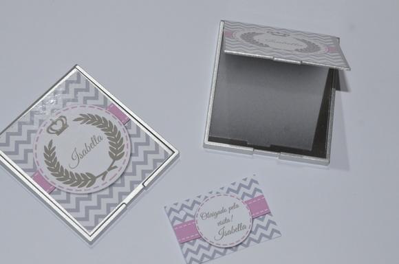 Espelho Personalizado Coroa Princesa