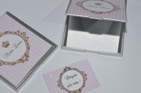 Espelho Personalizado Coroa Princesa