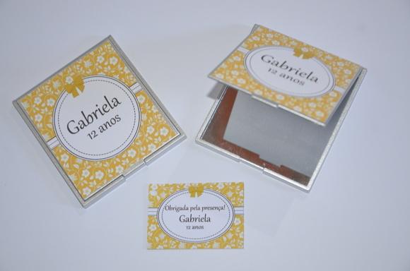 Espelho Personalizado Floral