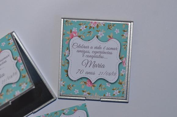 Espelho Personalizado Floral
