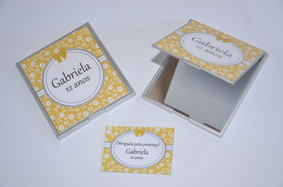 Espelho Personalizado Floral