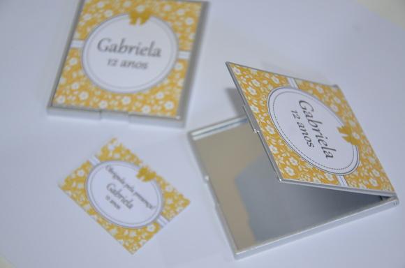 Espelho Personalizado Floral