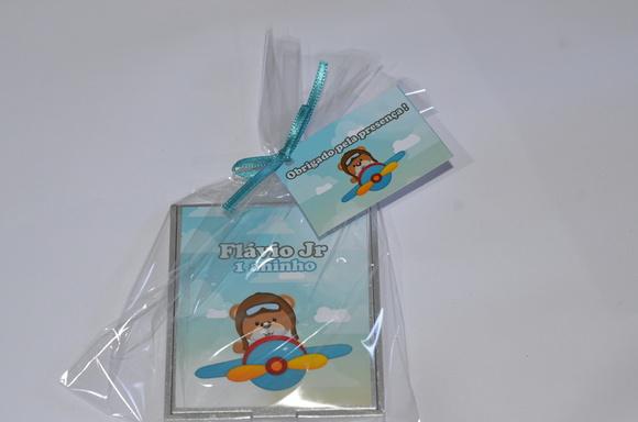 Espelho Personalizado Urso Aviador