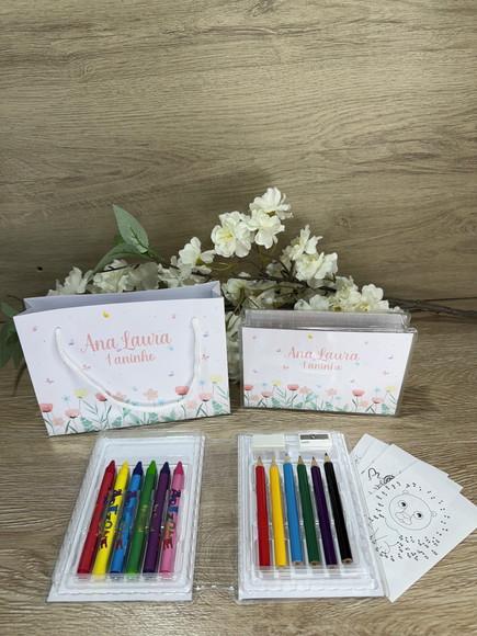 Estojo de Pintura 20 Peças + Sacola Personalizada Jardim